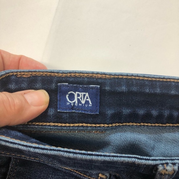 Lucky BrandDark Blue Women's Jeans Ava Skinny Frayed Hem - Picture 4 of 9